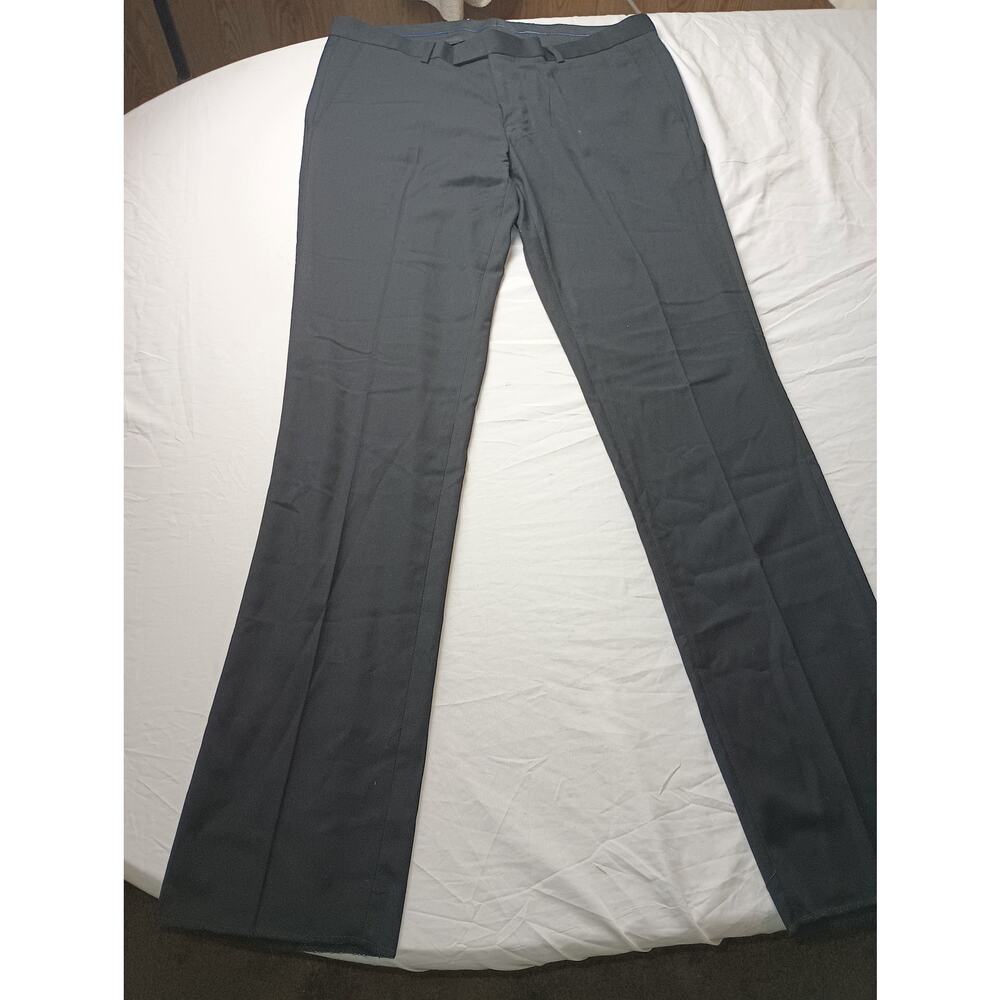 Soul of London Black Dress Pants Mens size 37R Office‎ Wedding Business